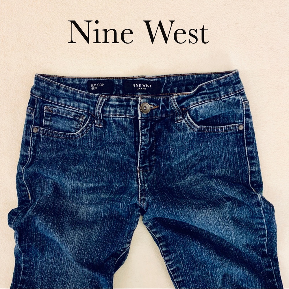 NINE WEST JEANS | Slim Crop | Missy Size 6/28